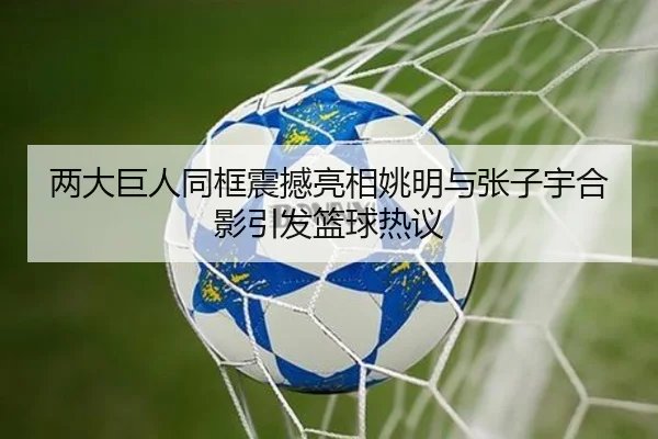 两大巨人同框震撼亮相姚明与张子宇合影引发篮球热议